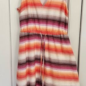 GAP Sleeveless V-neck midi dress
